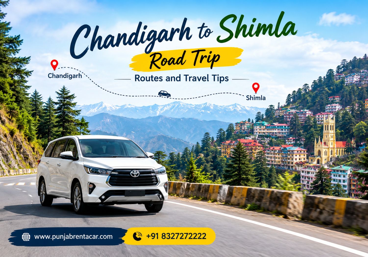 Chandigarh to Shimla Road Trip: Routes and Travel Tips